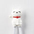Maneki Trainer Chopsticks Lucky Cat in White