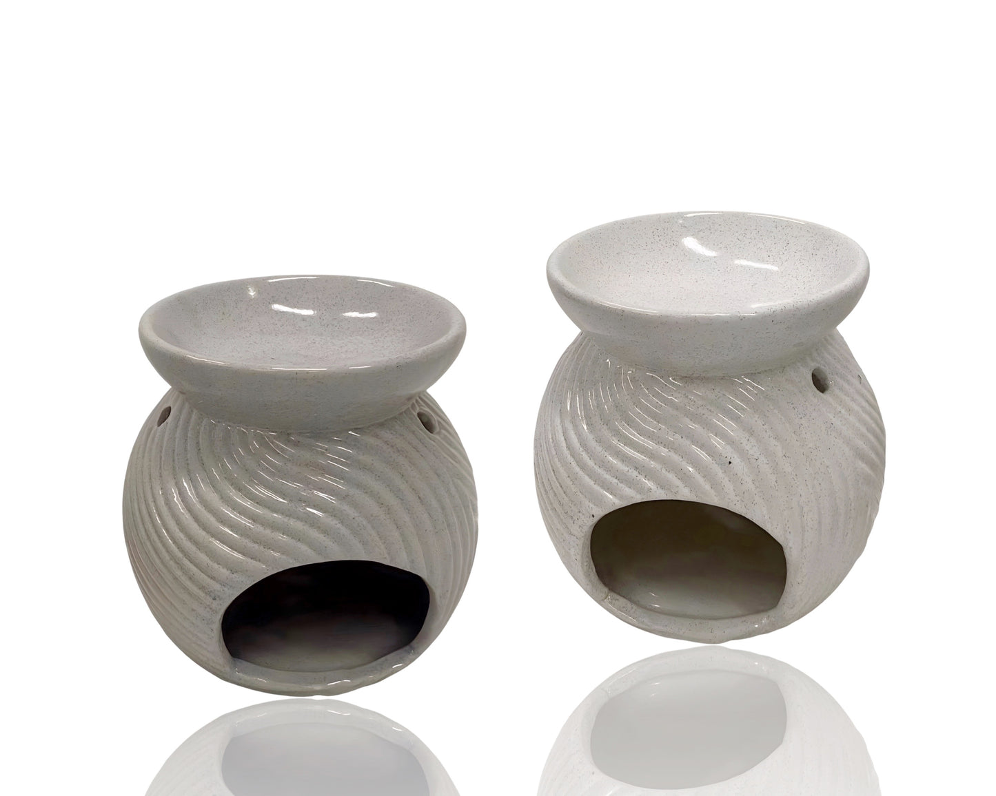 bulk 24 Ceramic Ocean Wave Oil Burner 11x10cm