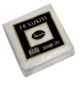 bulk 2400 White Napkin Cocktail 2ply 23cm