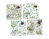 bulk 960 Eucalyptus Pattern Napkin 3ply Assorted 33cm