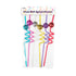 bulk 144 Reusable Plastic Disco Ball Spiralstraws Asst