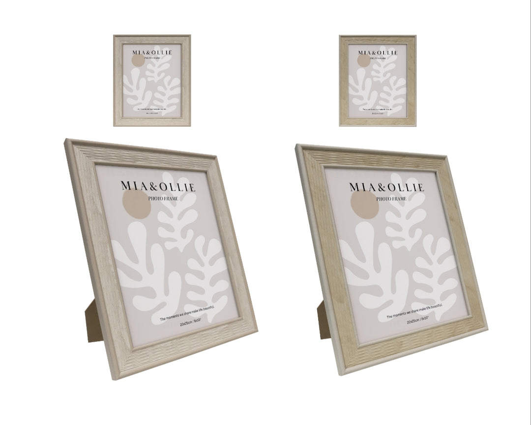 Set 2 Photo Frame Lisa '8x10in' Assort 25cm