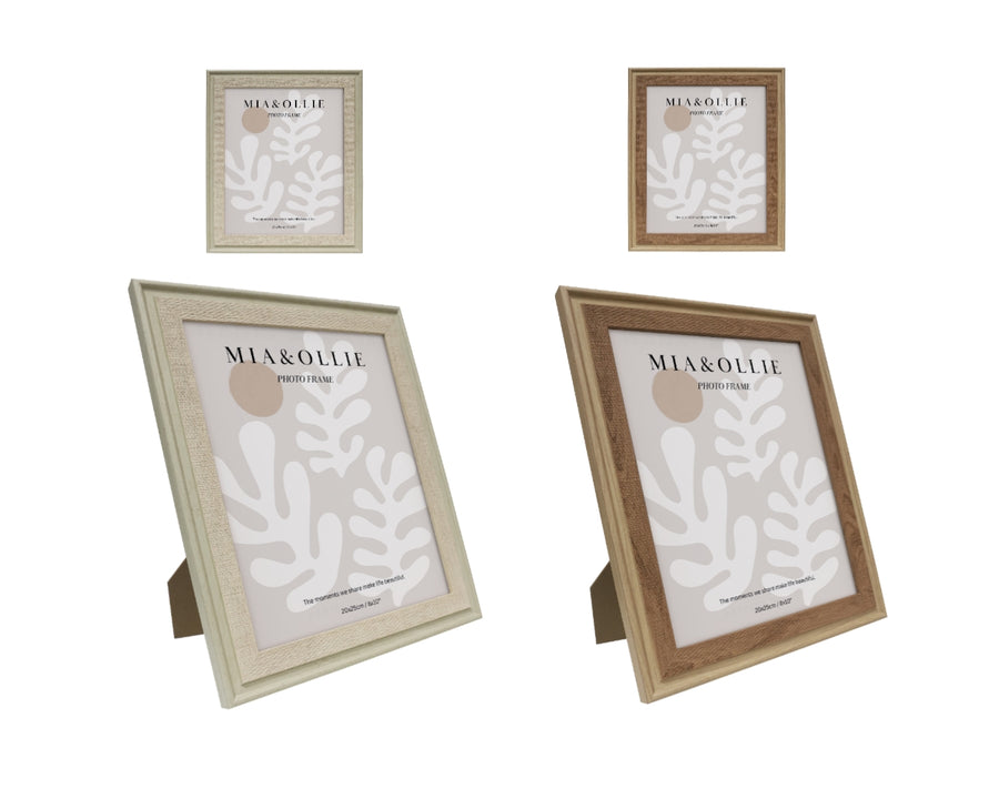 Set 2 Photo Frame Elise '8x10in' Assort 25cm