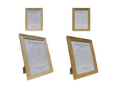 Set 2 Photo Frame Oak 'A4 Size' Assort 21x29cm