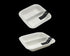 bulk 48 Bone China 2 Section Sauce Spice Dish 9cm