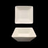 bulk 24 White New Bone China Square Soup Bowl 14x5cm