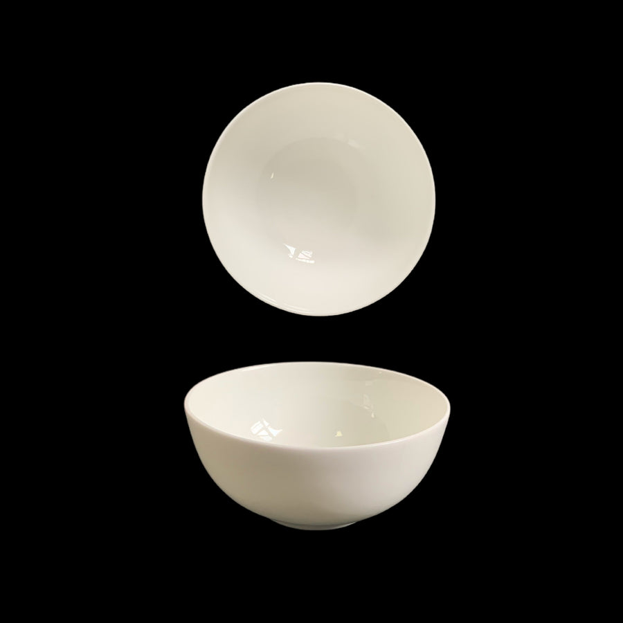 bulk 24 White New Bone China Round Bowl 4.5in 11cm