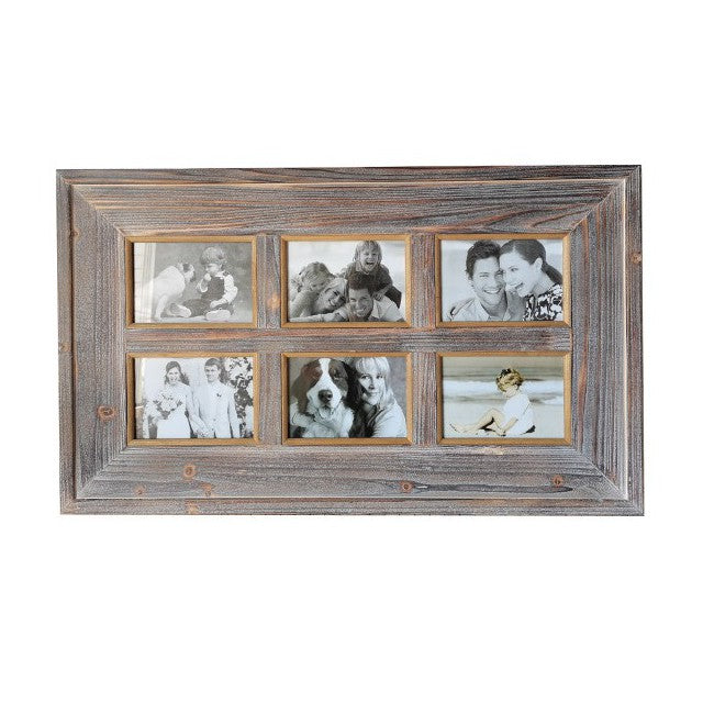 Rustic 6 Collage Photo Frame 79cm