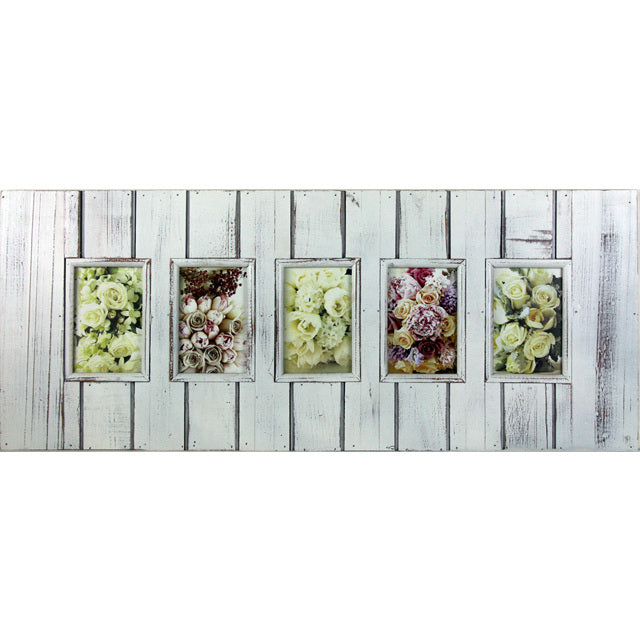 Rustic 5 Opening Photo Frame 83cm
