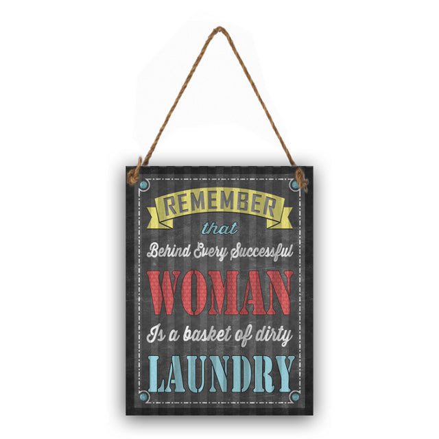 Lundry Sign Wall Art 40cm