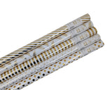 bulk 50 Gold Foiled Everyday Gift Wrap Assort 200cm