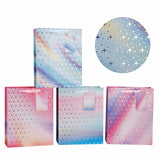 bulk 24 Medium Galaxy Gift Bag Foiled Assort 23cm