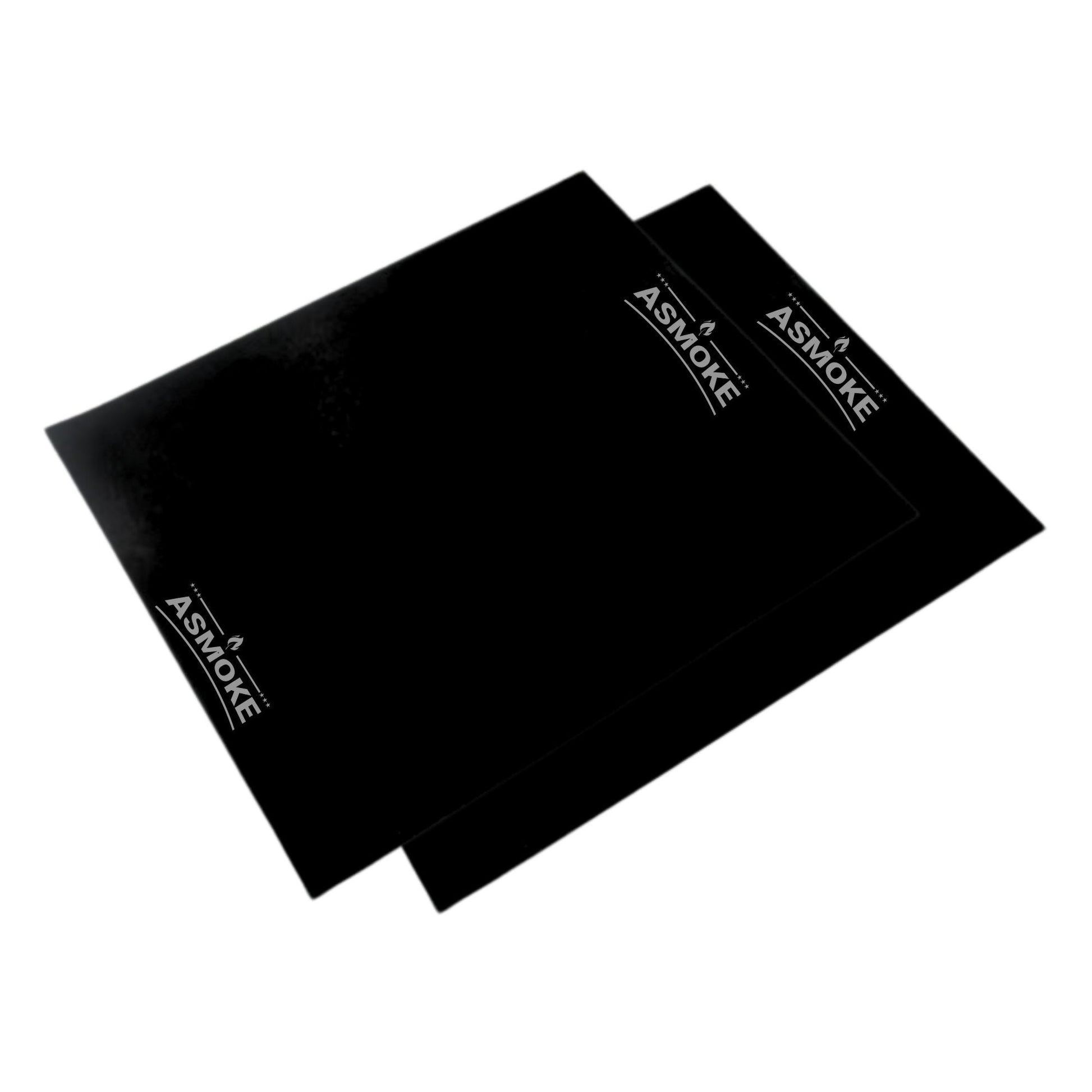 ASMOKE Premium Copper & Black BBQ Grill Mats (2-Pack) - Non-Stick PTFE Coating, Cooking Mats| Reusable and Easy to Clean