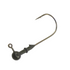 Vike 1/8 oz Round Jig Head with a Size 1/0 Hook Tungsten, 3 pack