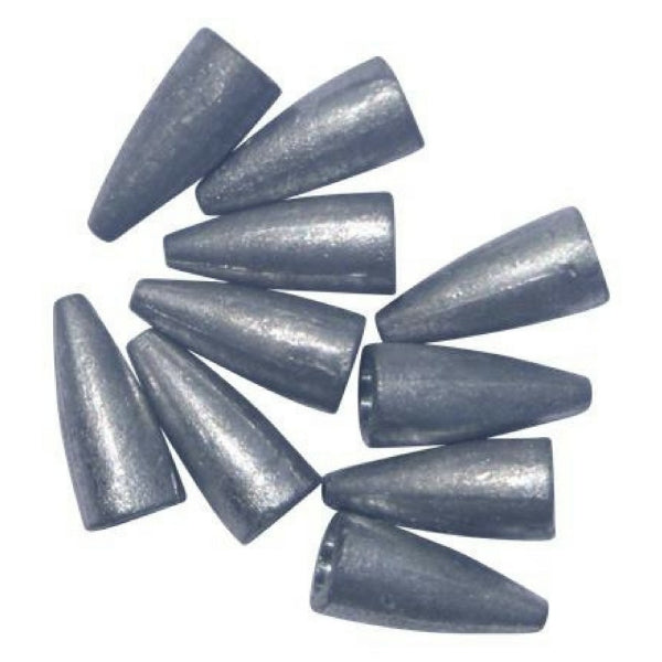 Swimerz 3/8 oz Lead Bullet Sinker - Qty 10 Pack