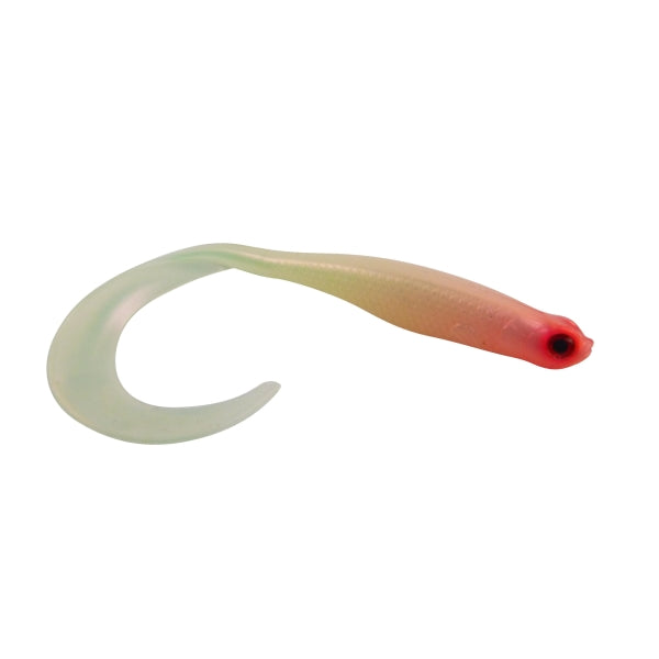 Swimerz 100 mm VTail Soft Plastic Lure, Bubblegum, 5 pack