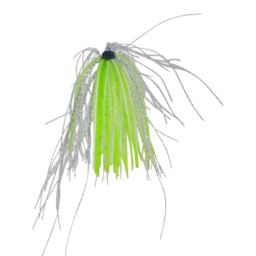 Dekoi Krystal Snapper Skirts, Silver Chartruese