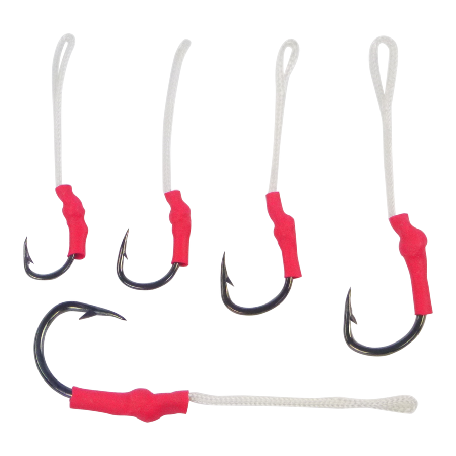 Swimerz 1/0 Single Assist Hooks, 10 pack