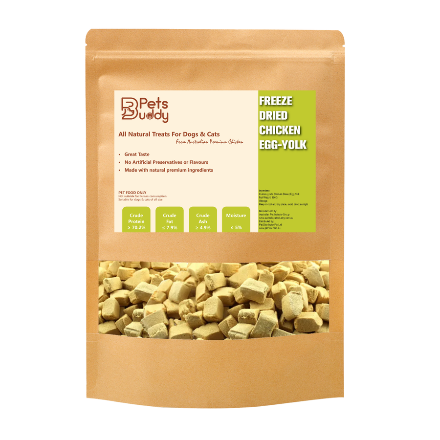 PetsBuddy Freeze Dried Treat Chicken and Egg Yolk 800g