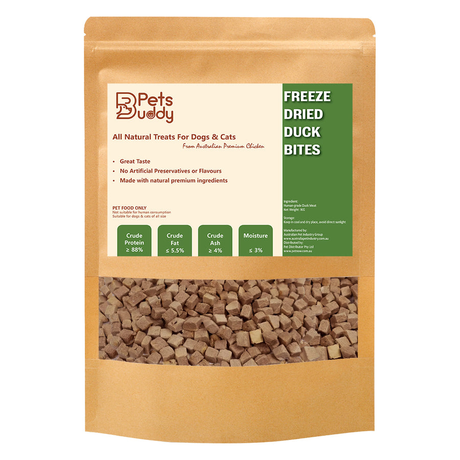 PetsBuddy Freeze Dried Treat Duck Cube 1kg