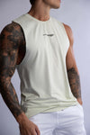 HARD HITTERS MEN'S CREW COTTON TANK MINT SMALL
