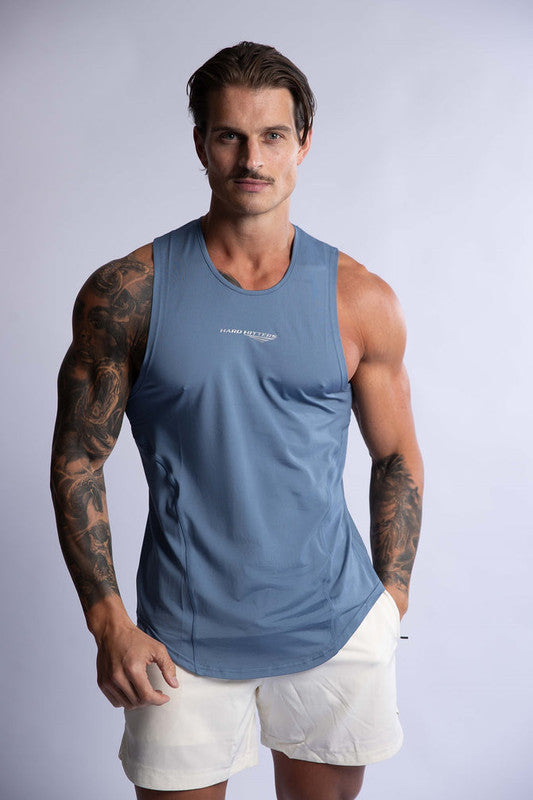 HARD HITTERS PRO-TECH PERFORMANCE STRINGER STEEL BLUE SMALL