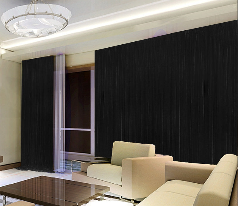 Long Large Thick Black Velvet Curtains 580x270cm+full liner,Blockout,Pinch Pleat