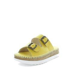 JUST BEE Women's CASSIA Sandals Mustard 41EU