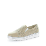 JUST BEE Women's CRISTA Loafers / Slip ons Beige Smooth 40EU