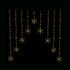 LED Snowflakes Curtain Lights avialable in 2 Colors - Warm White