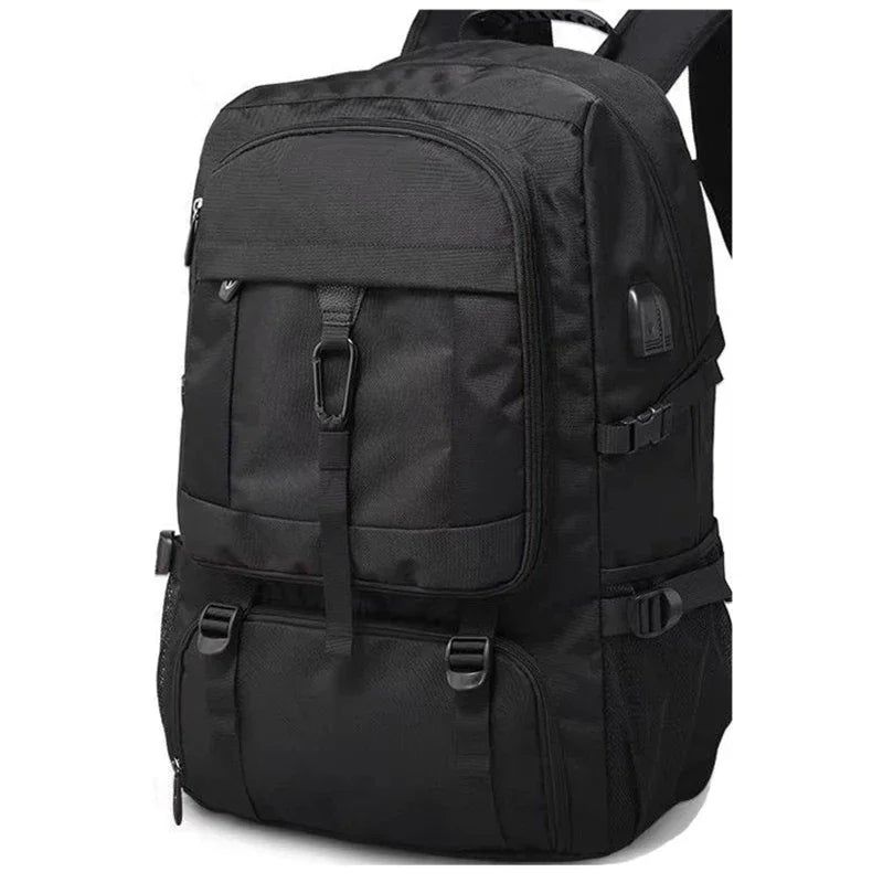 80L Mens Travel Backpack Waterproof  Black