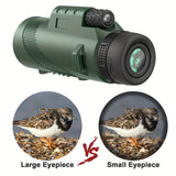 HD Monocular Telescope with Phone Holder and Tripod