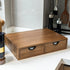 Wooden Storage Cabinet with Drawers Organizer