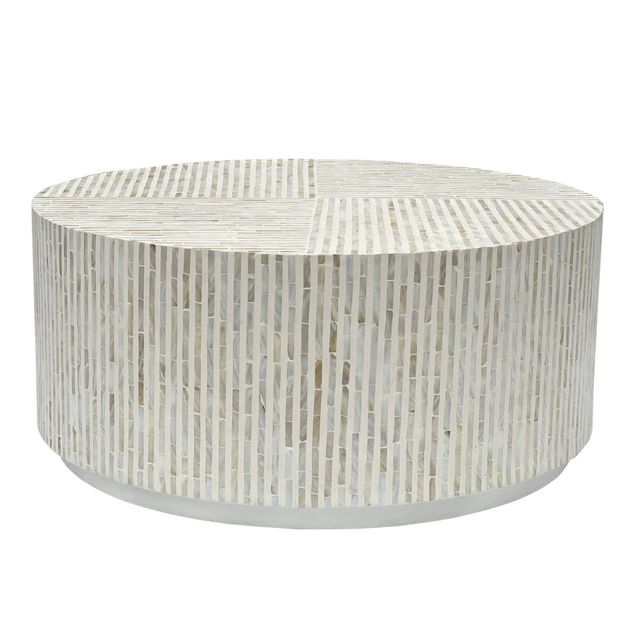 PURIST MOTHER OF PEARL HAND MADE COFFEE TABLE