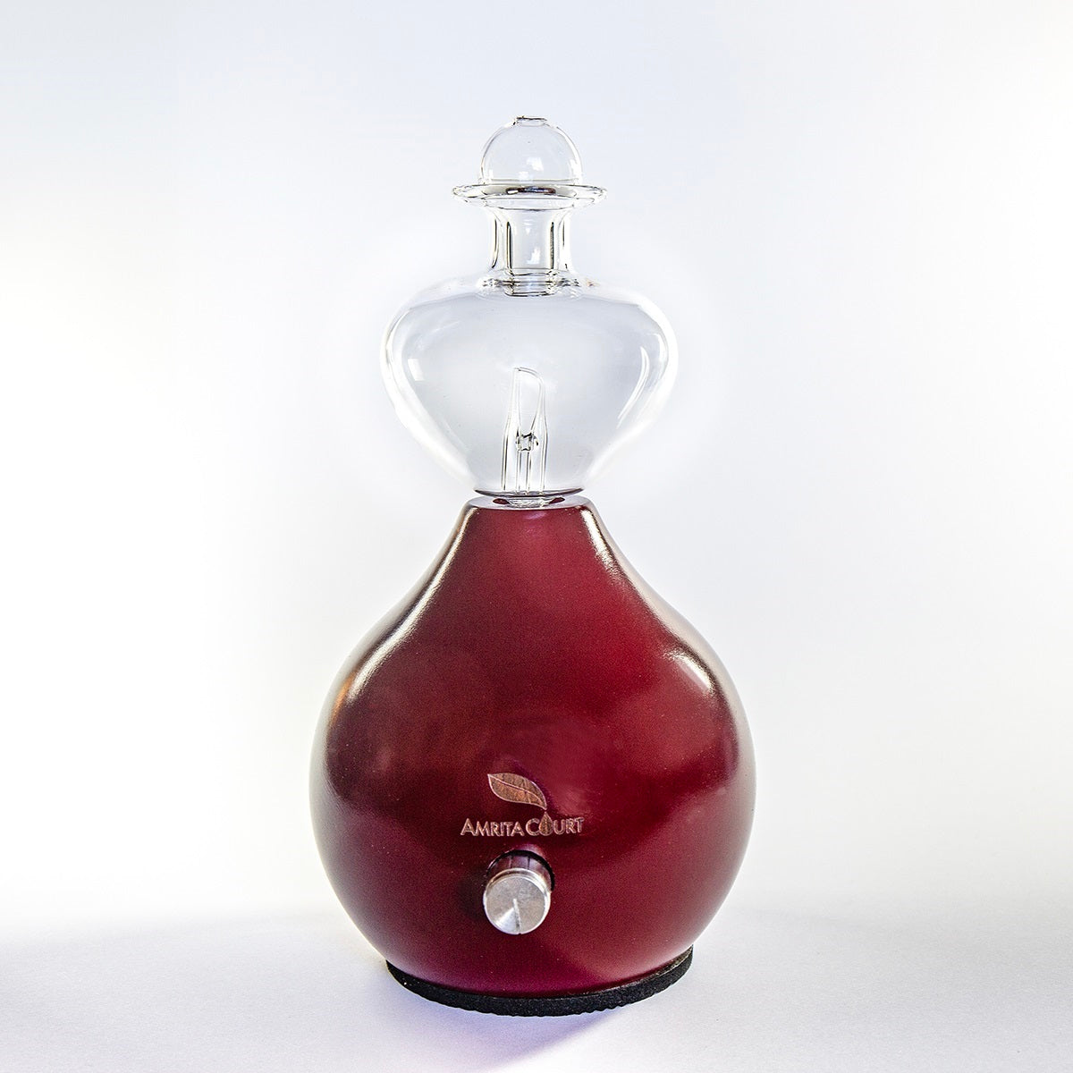 Hour Glass Eco-Friendly Nebuliser Red | Waterless Aroma Diffuser | No Plastics Pure Essential Oil Diffusing