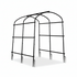 P&P Black & Green U-Frame Metal Garden Trellis with Nylon Netting Heavy Duty Plant Support
