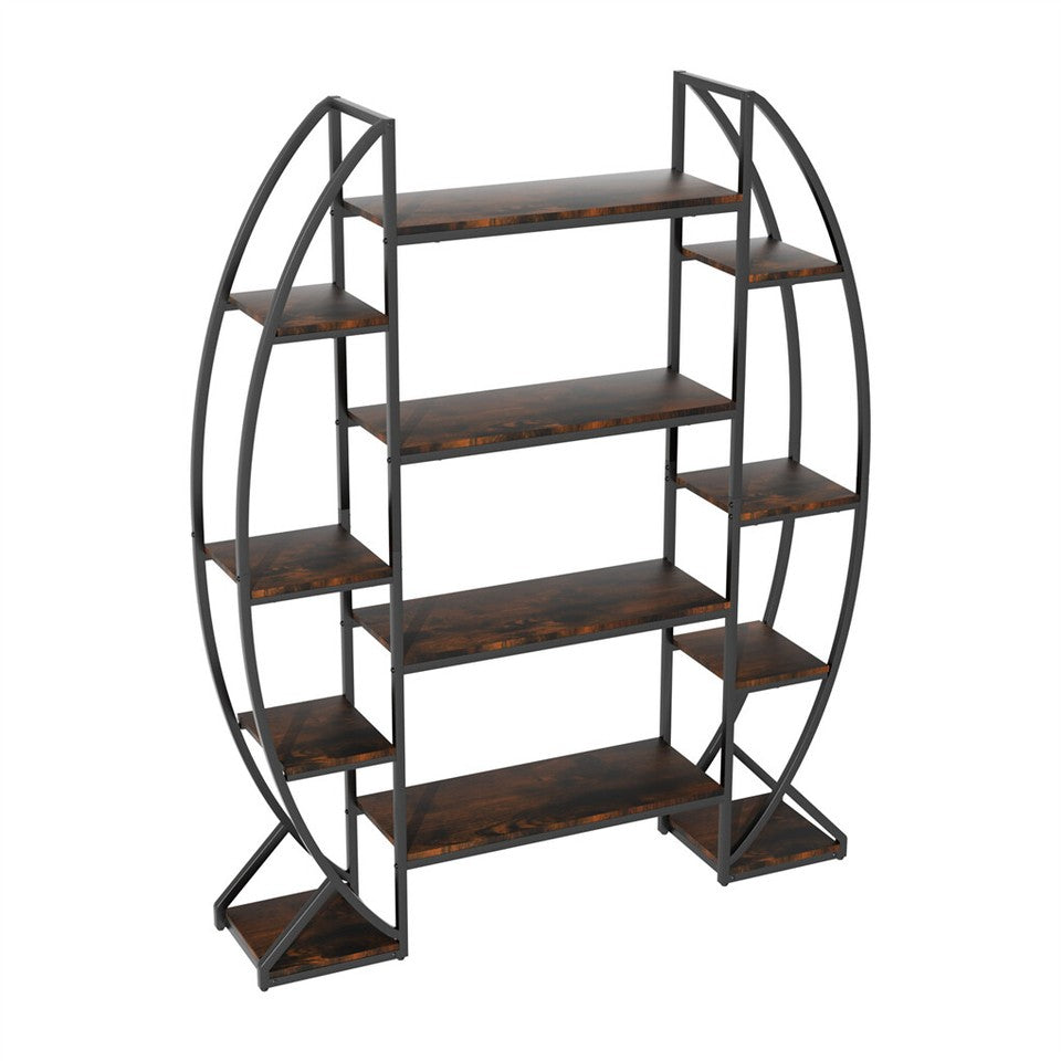 8 Tier Jumbo Plant Stand Vase Shape Flower Bonsai Pot Display Rack Indoor Outdoor