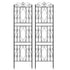 2 Pcs Large Metal Garden Trellis for Outdoor Yard & Patio