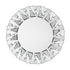 Silver Sunburst Round Wall Mirror