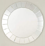 Ultra-modern Round Accent Mirror Venetian Ornate Mirror Decorative Wall Mirror
