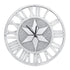 Sparkle Twinkle Crystal Diamond Wall Clock Silver Mirror Wall Decor Big Clocks