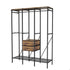 XXXL Large Open Wardrobe Closet - Freestanding Clothes Rail Rack with Curtains (AU)