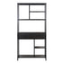 180Cm Tall Bookshelf With Drawers Industrial Bookcase W/ 6 Tiers Storage Shelves