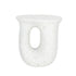 U-Shaped Terrazzo Concrete Outdoor Stool