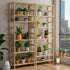 Fin Super Large Wooden Storage Unit 6 Adjustable Shelves Home Kitchen Organization