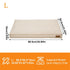 Washable Waterproof Dog Bed Sofa with Removable Cover - Orthopedic Linen Pet Pillow Bed for Small Medium Large Dogs, Non-Slip Base, Khaki, L