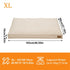 Washable Waterproof Dog Bed Sofa with Removable Cover - Orthopedic Linen Pet Pillow Bed for Small Medium Large Dogs, Non-Slip Base, Khaki, XL
