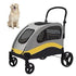 Extra Large Dog Stroller Foldable Pet Pushchair with Doors