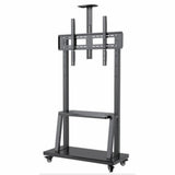 32" -100" Heavy Duty Floor TV Stand TV Cart Trolley Height Adjustable Mount Bracket