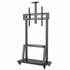 32" -100" Heavy Duty Floor TV Stand TV Cart Trolley Height Adjustable Mount Bracket